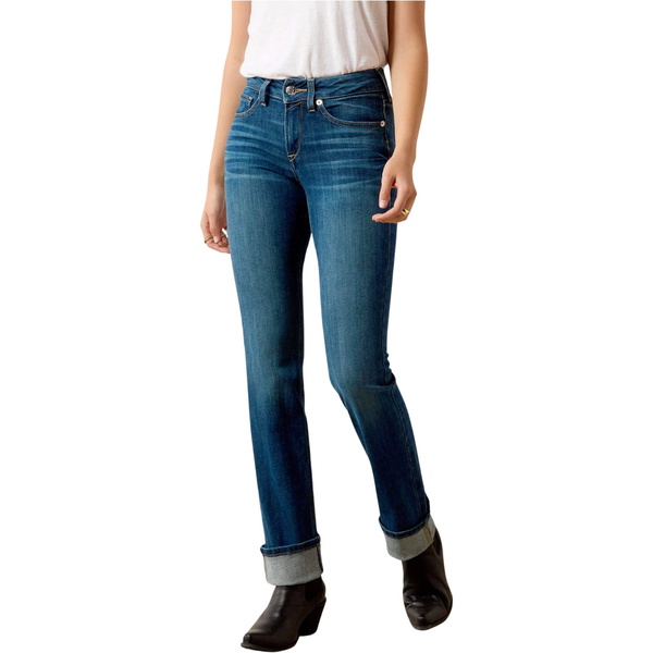 2025 Ariat Womens R.E.A.L. Perfect Rise Abby Straight Jean 10036814 - Mackenzie
